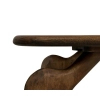 Prostokątny stolik kawowy ORIZON MM001501100344 brązowy drewniany 120x60cm