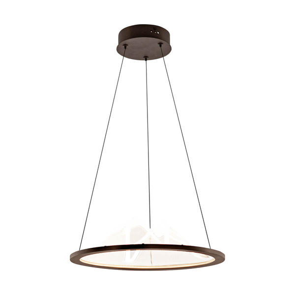 Wisząca lampa pierścień Baret PND-58038-26W-3K Italux LED 26W 3000K kawowy