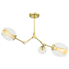 Regulowana LAMPA sufitowa 1962/3 GOLD-TR Elem szklana OPRAWA modernistyczna chemistry złota przezroczysta OUTLET