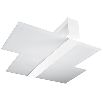 Szklana lampa sufitowa SL.1045 nowoczesny plafon biały