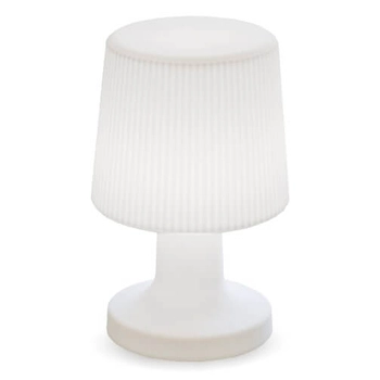 Plisowana lampka nocna Carmen LUMCR045WLNW King Home IP54 RGB biała