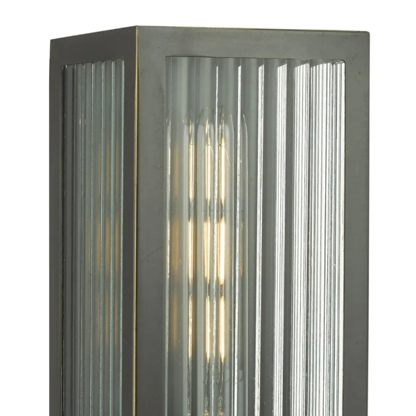 Elewacyjna lampa ogrodowa Keegan KEE5263 prostokątna IP44 czarny