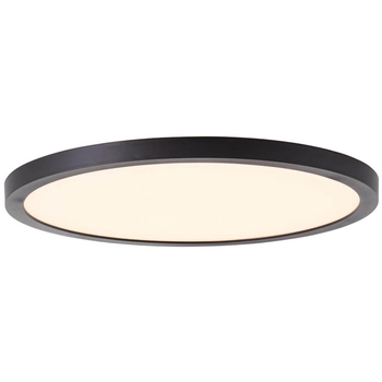 Plafon okrągły do salonu Tuco HK19148S76 LED 21W 3000K biały czarny