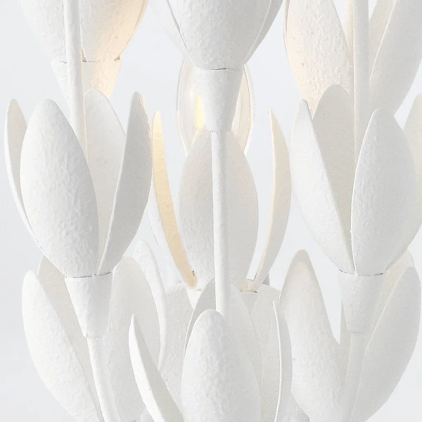 Naścienna lampa do przedpokoju Flora QN-FLORA-3W-WHT kwiaty białe