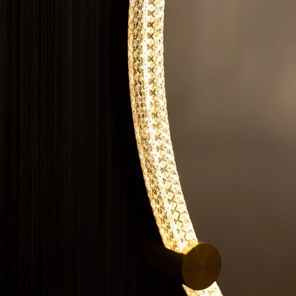 Nowoczesne lustro podświetlane D2532 LED 24W 3000-6000K IP44 przezroczyste