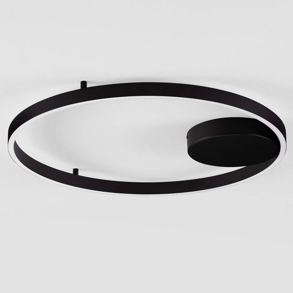 Nasufitowa lampa SULLANA LE44872 LED 60W 3000K ring okrąg czarna
