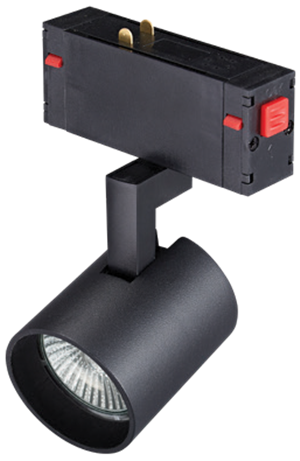 Sufitowa lampa reflektor do systemu szynowego Gary AZ5207 1-faz czarna 