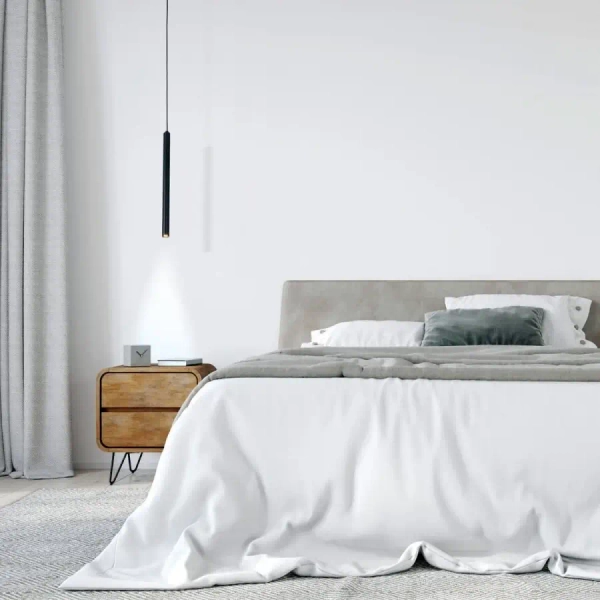 Wisząca lampa podłużna 17009 LED 3W 2700K do jadalni tuba czarny