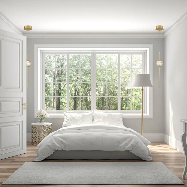 Wisząca lampa salonowa Barletta QN-BARLETTA-1P-BG LED 6W 3000K złoty