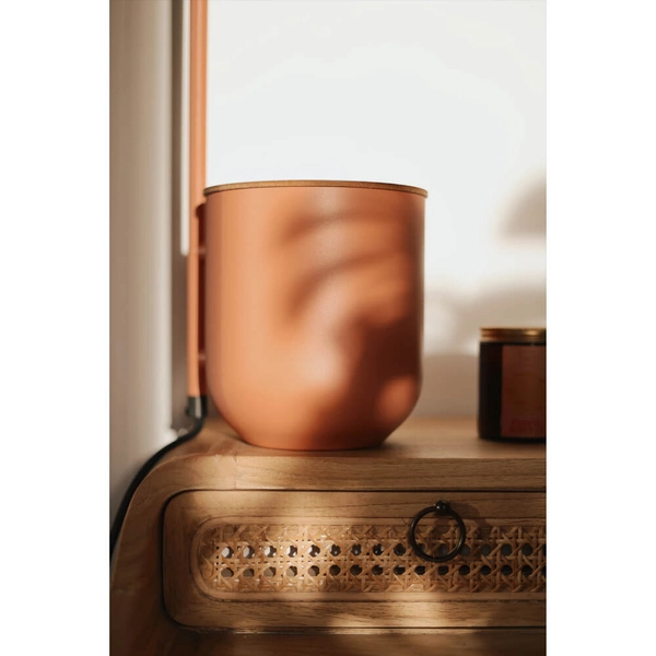 Stołowa lampa Botanica Wood 41115115 Kaspa z regulacją pomarańczowa