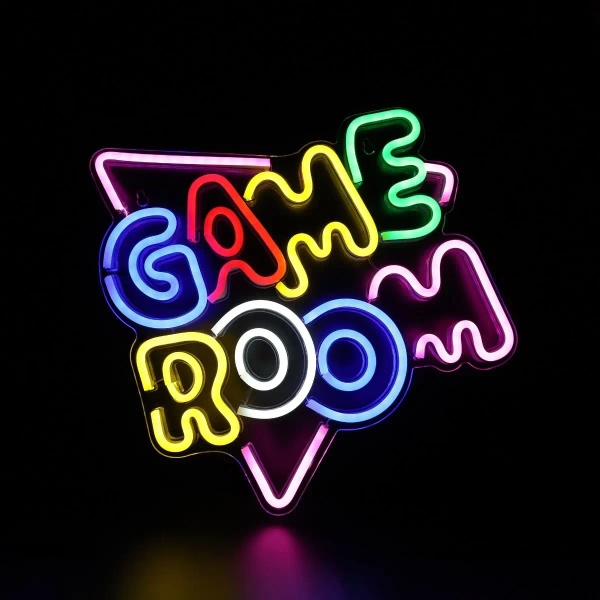 Neonowy kinkiet do pokoju GAMEROOM FM-WN87 LED wielokolorowy