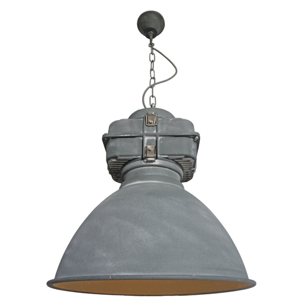 Lampa wisząca na łańcuszku Bismarck AZ1575 Azzardo do gabinetu szara