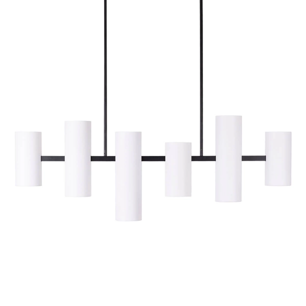 Lampa wisząca Laxer P0504 Maxlight wielopunktowa tuby metal biały