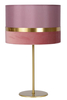 Lampa biurkowa Tusse 10509/81/66 Lucide abażur len różowa złota