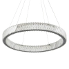 Lampa wisząca glamour LUXORA 11706 LED 38W 3000K nikiel