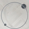 Łazienkowy kinkiet Saturno ML8860 Milagro LED 46W 4000K okrągły IP44 czarny