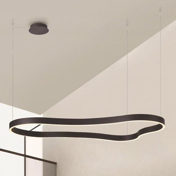 Lampa wisząca nad stół Mirabella AZ5093 LED 60W 3000K czarna