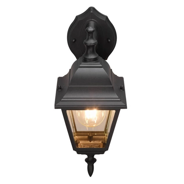 Metalowa lampa ścienna Livenza 205767132 IP44 latarnia czarny
