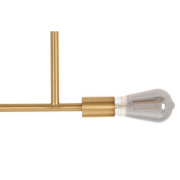 Podwójna lampa wisząca Riva MSE010100395 Moosee do salonu złota czarna