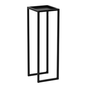 Kwietnik w kształcie stolika Kaja Home KS-08 KWIETNIK ECO L metalowy czarny