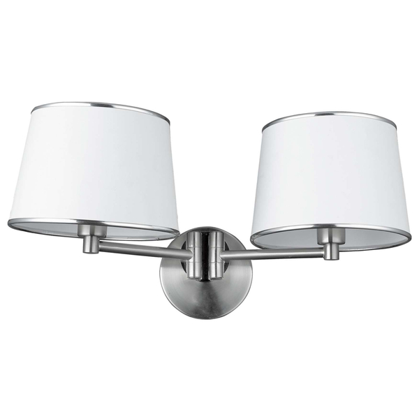 Kinkiet lampa ścienna IBIS 22-01309 metalowa abażurowa patyna ecru