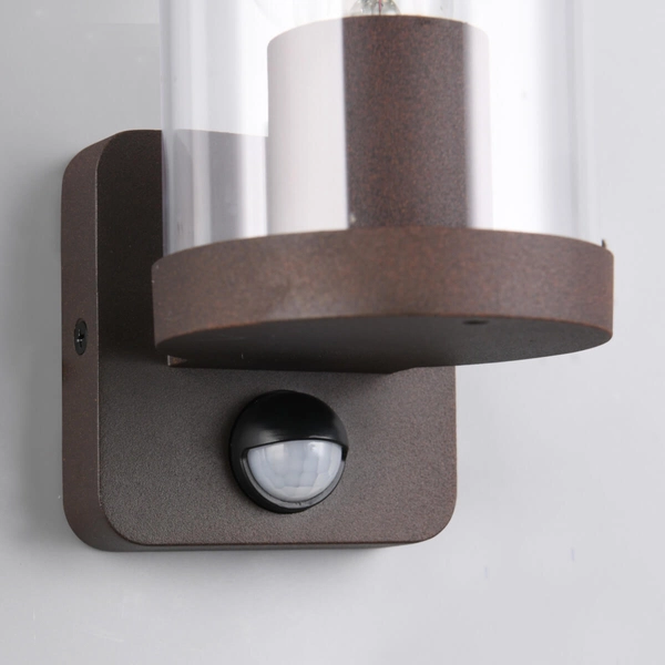 Przyścienna lampa tuba Bonito R21599124 IP44 czujnik brązowy