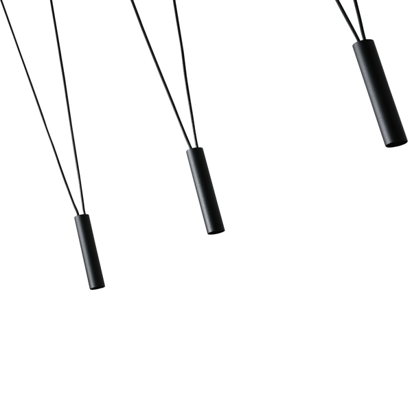 Loftowa LAMPA wisząca Viva III Nero Orlicki Design metalowa OPRAWA tuby zwis czarny