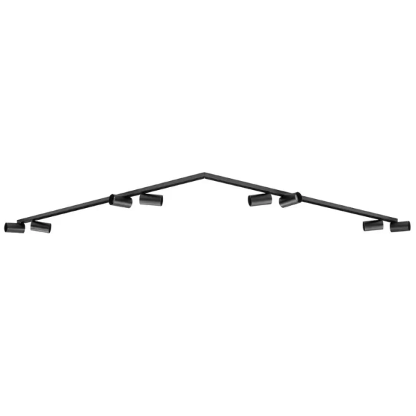 Modułowa lampa sufitowa CALDEMO LE45655 tuby metalowe czarne