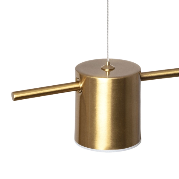 Wisząca lampa nad wyspę Gamorra ABR-LWL-GAM18W-Z LED 18W 3000K złota