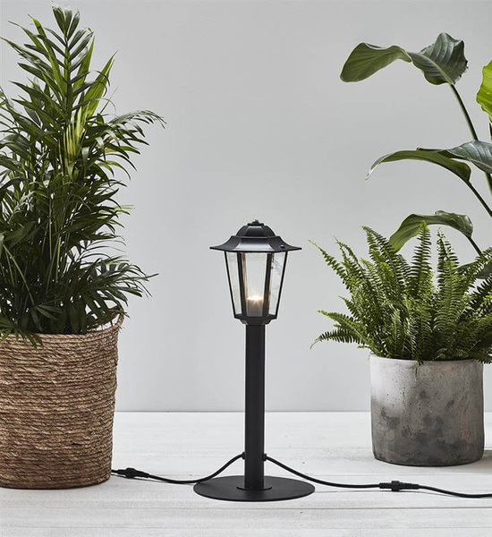 Gruntowa lampa industrialna Garden latarnia LED 3W czarna