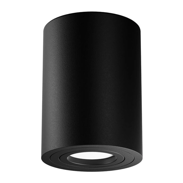 Okrągła oprawa sufitowa Atom C016CL-01B tuba czarna