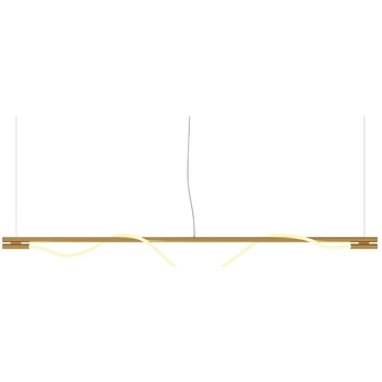 Lampa wisząca Rosa MOD166PL-L20G3K LED 21W 3000K podłużna złota
