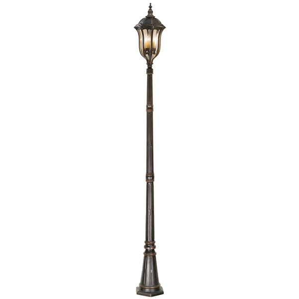 Lampa stojąca zewnętrzna FE-BATONRG5 Feiss IP44 do parku metal brązowa