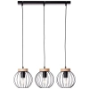 Potrójna lampa wisząca Sorana 99236/76 loftowa metalowa czarna