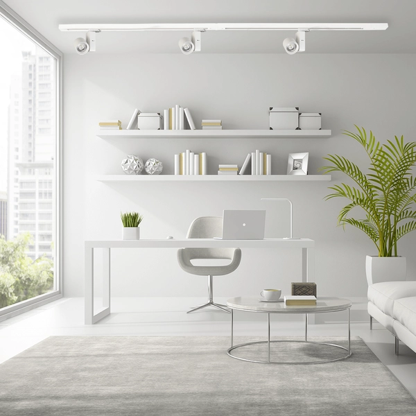 Regulowana lampa sufitowa 3-fazowa OIO ML1106 LED 25W 3000-4000K biała