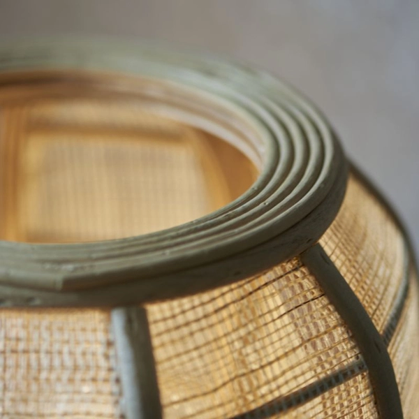 Lampa stojąca na trójnogu Tanah 93136/76 boho beż czarna