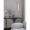 Szklana naścienna lampa Love W0423 LED 17W 3000K tubka chrom