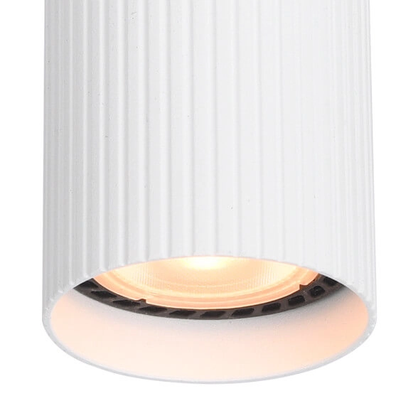 Sypialniana lampa sufitowa Rilok CLN-83920-S-WH Italux tuba biała