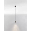 Metalowa lampa wisząca GRONVILO LE45439 LED 5W 3000K stożek czarny