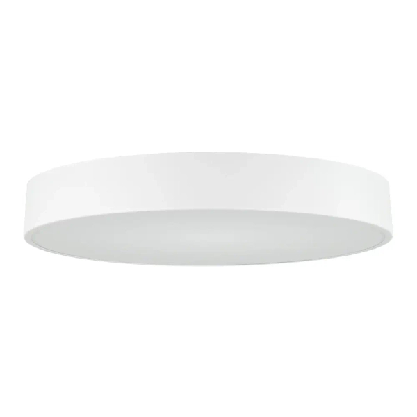Sufitowy lampa na przedpokój Kengo 1407 okrągła tuba biała