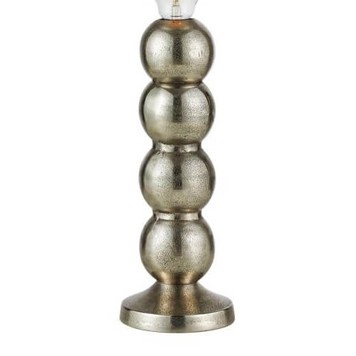 Kulista lampa stołowa Gong 108781 Markslojd szkło przezroczysty srebrny