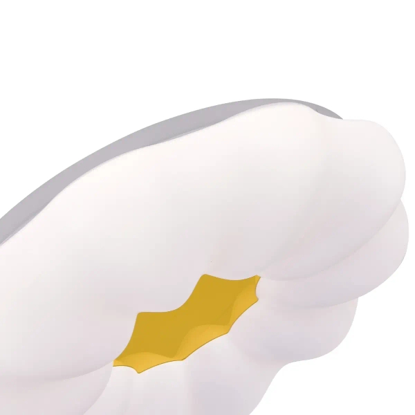 Designerski plafon Ariva LP-8321/1C-40 WH LED 23W 4000K biały złoty