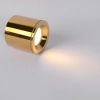 Minimalistyczna lampa sufitowa Luna CL0103-GD Yaskr tuba IP65 złota