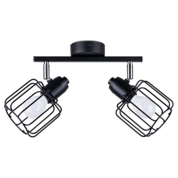 Sufitowa lampa Beluci SL.1115 Sollux reflektorki druciane czarna