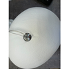 Regulowana lampa do salonu Stone DN426-600 wiszący kamień metalowy biały outlet