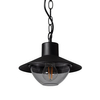 Wisząca lampa na taras Retro ABR-RRF-E27 Abruzzo IP54 czarny przezroczysty
