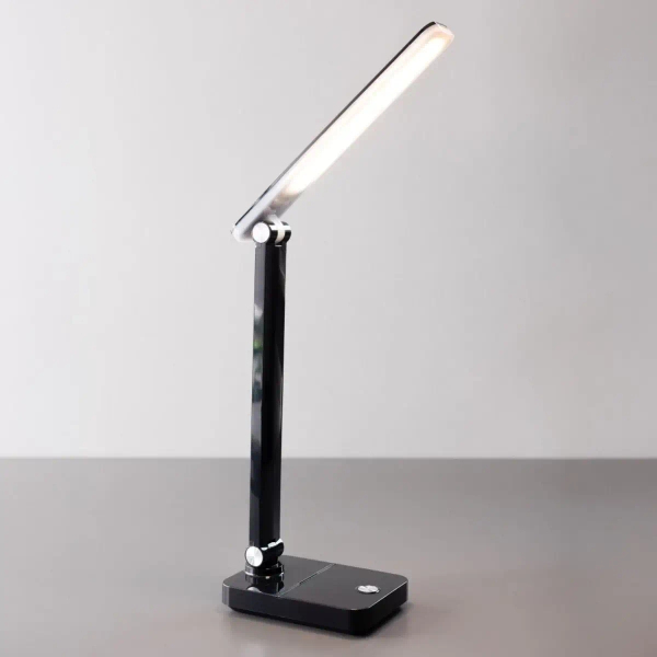 Regulowana lampa BIURKOWA 1949-BK LED 8W CCT dotykowa czarna