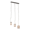 Potrójna lampa zwieszana Crystal X MD61109-3A Italux chrom
