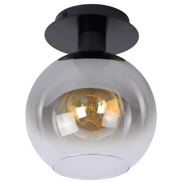 Kulista lampa sufitowa MARIUS 74114/01/30 Lucide czarny przydymiony