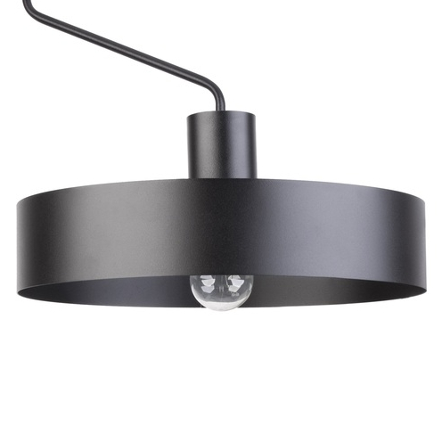 Natynkowa LAMPA sufitowa JUMBO 31533 Sigma metalowa OPRAWA na wysięgnikach plafon czarny